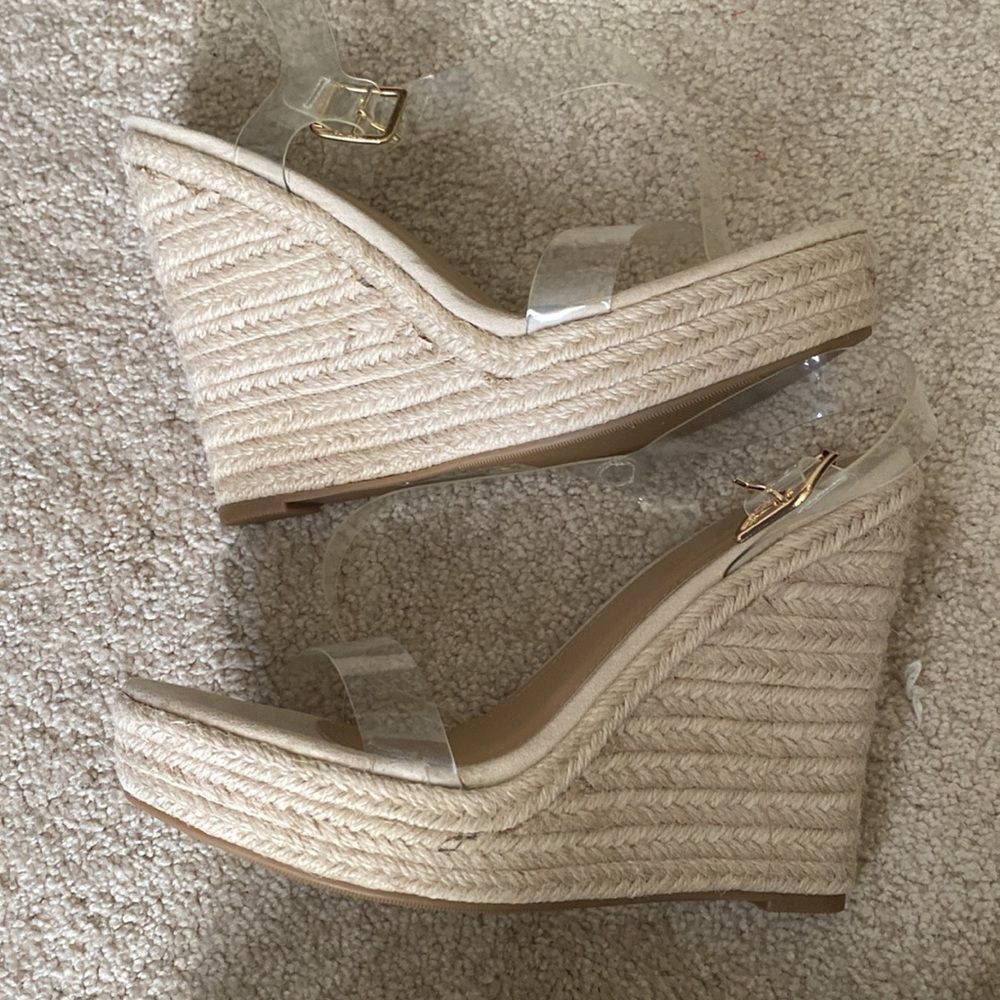 PVC Wedges size 8.5 US NWT - Picture 5 of 6